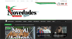 Desktop Screenshot of novedadesnews.com